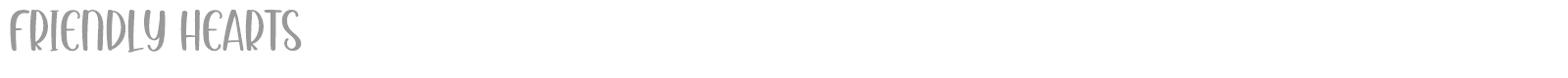 Friendly Hearts font preview